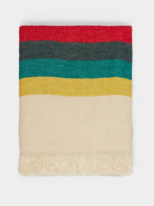 Libeco - Summer Stripe Belgian Linen Towel -  - ABASK - 