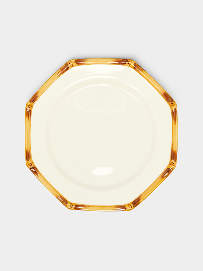 Este Ceramiche - Bamboo Hand-Painted Ceramic Dinner Plates (Set of 4) -  - ABASK - 