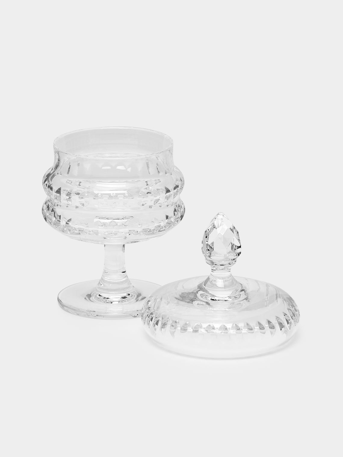 Cristallerie De Montbronn - Prélude Cut Crystal Candy Jar -  - ABASK