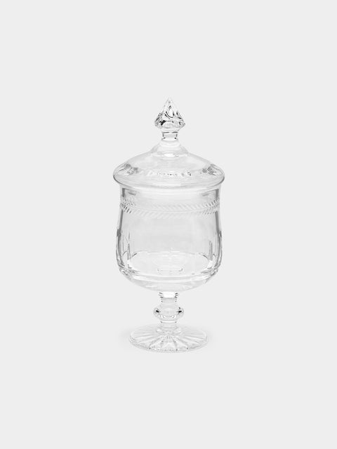 Cristallerie De Montbronn - Chenonceaux Hand-Blown Crystal Candy Jar -  - ABASK - 