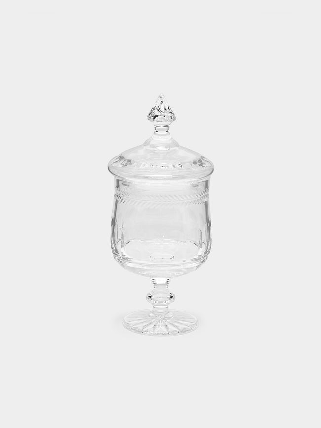 Cristallerie De Montbronn - Chenonceaux Hand-Blown Crystal Candy Jar -  - ABASK - 
