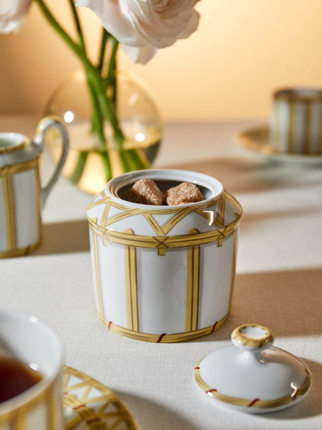 Pinto Paris - Vannerie Cottage Porcelain Sugar Pot -  - ABASK