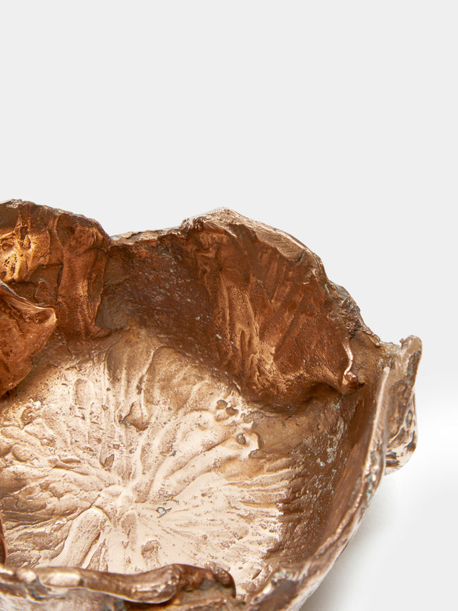 Osanna Visconti - Naturalism Hand-Cast Bronze Small Bowl - Metallics - ABASK