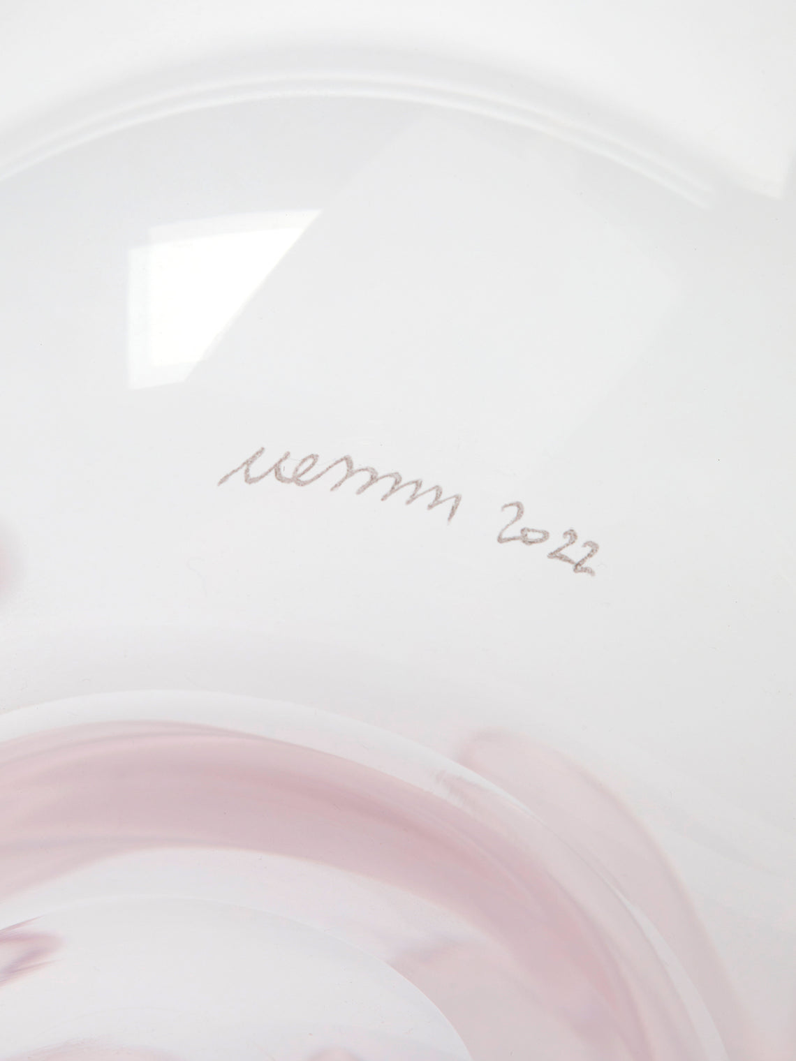 Venini - Fazzoletto Hand-Blown Murano Glass Medium Vase - Pink - ABASK