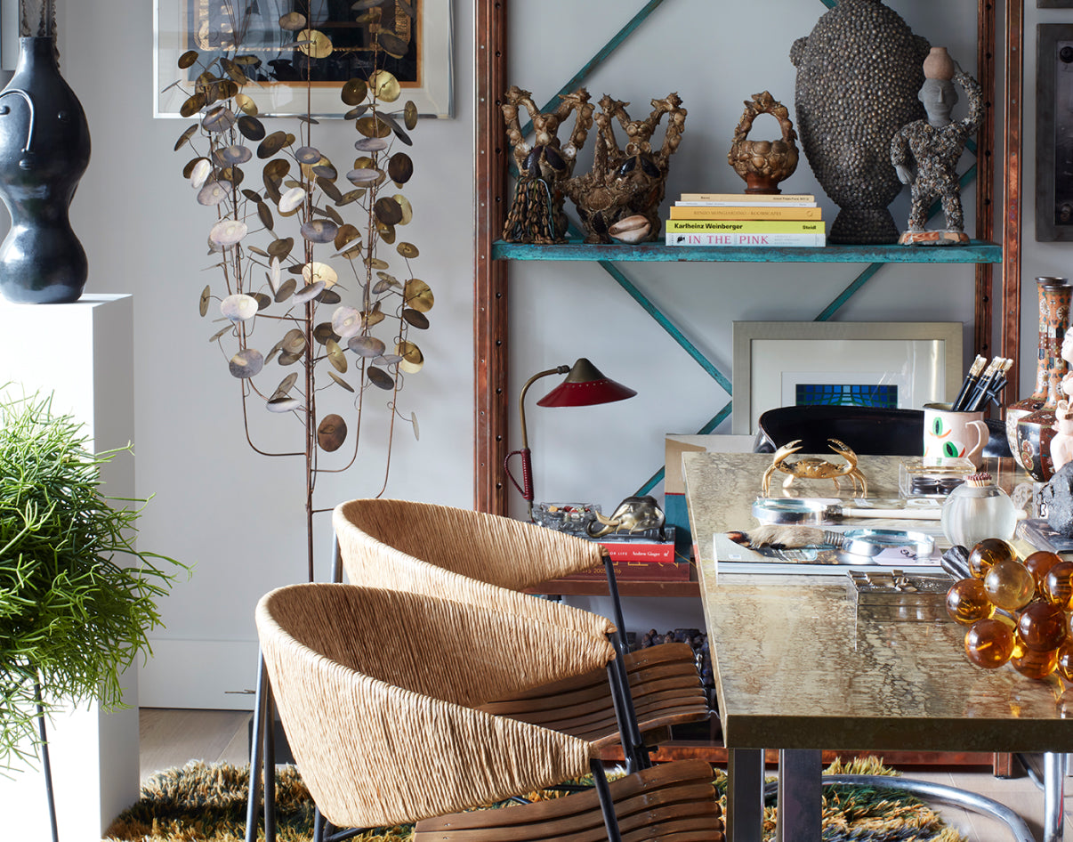 The art of layering vintage and antique finds in  your home