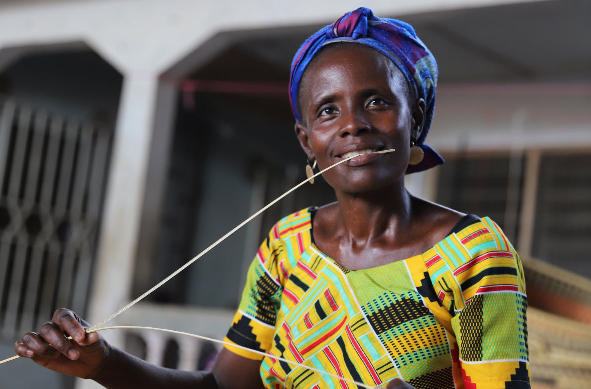 Multiple Banasco Handwoven Elephant Grass Lidded Basket by Baba Tree ...