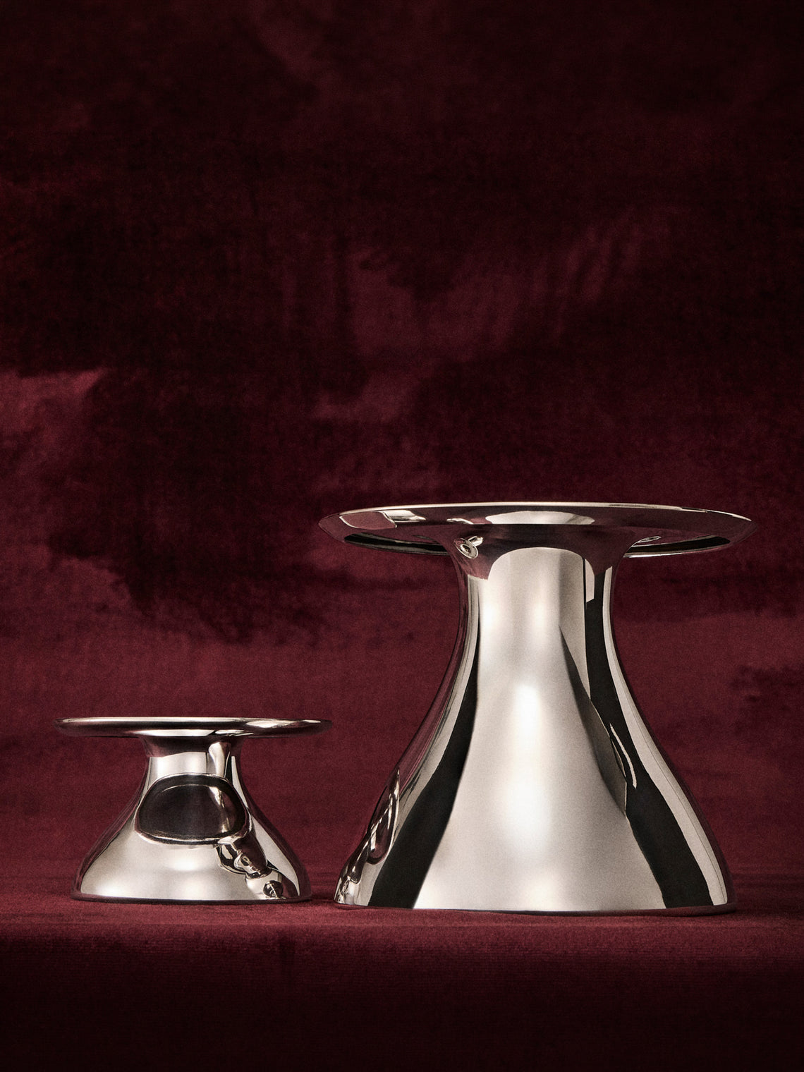 1993 Afra and Tobia Scarpa Pure Silver Vase (4in/10cm)