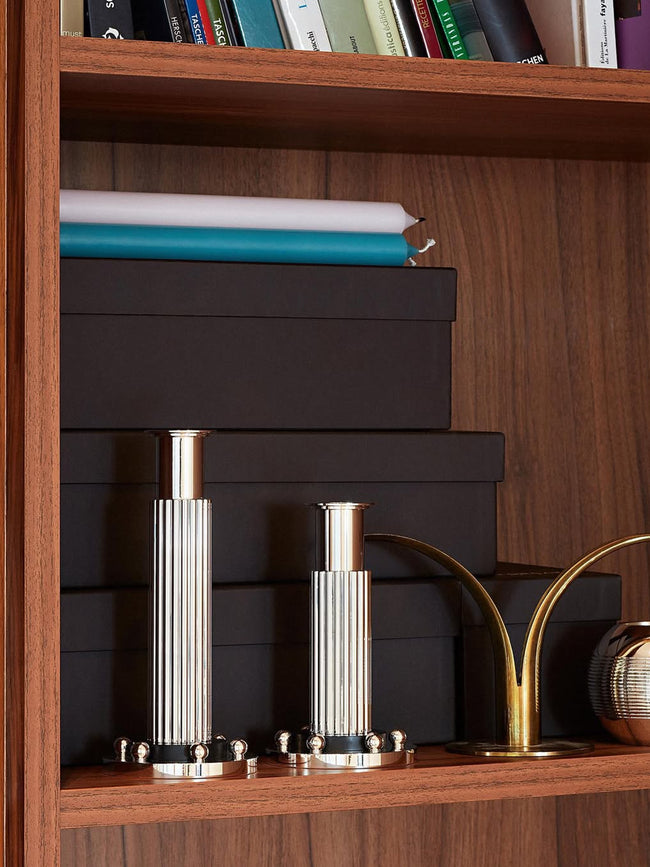 Etchéa 1937 Silver-Plated Large Candlestick