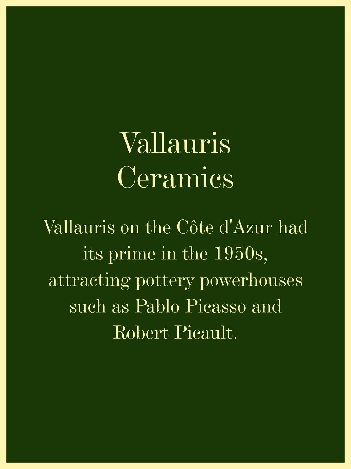 1950s Robert Picault Ceramic Handled Pot