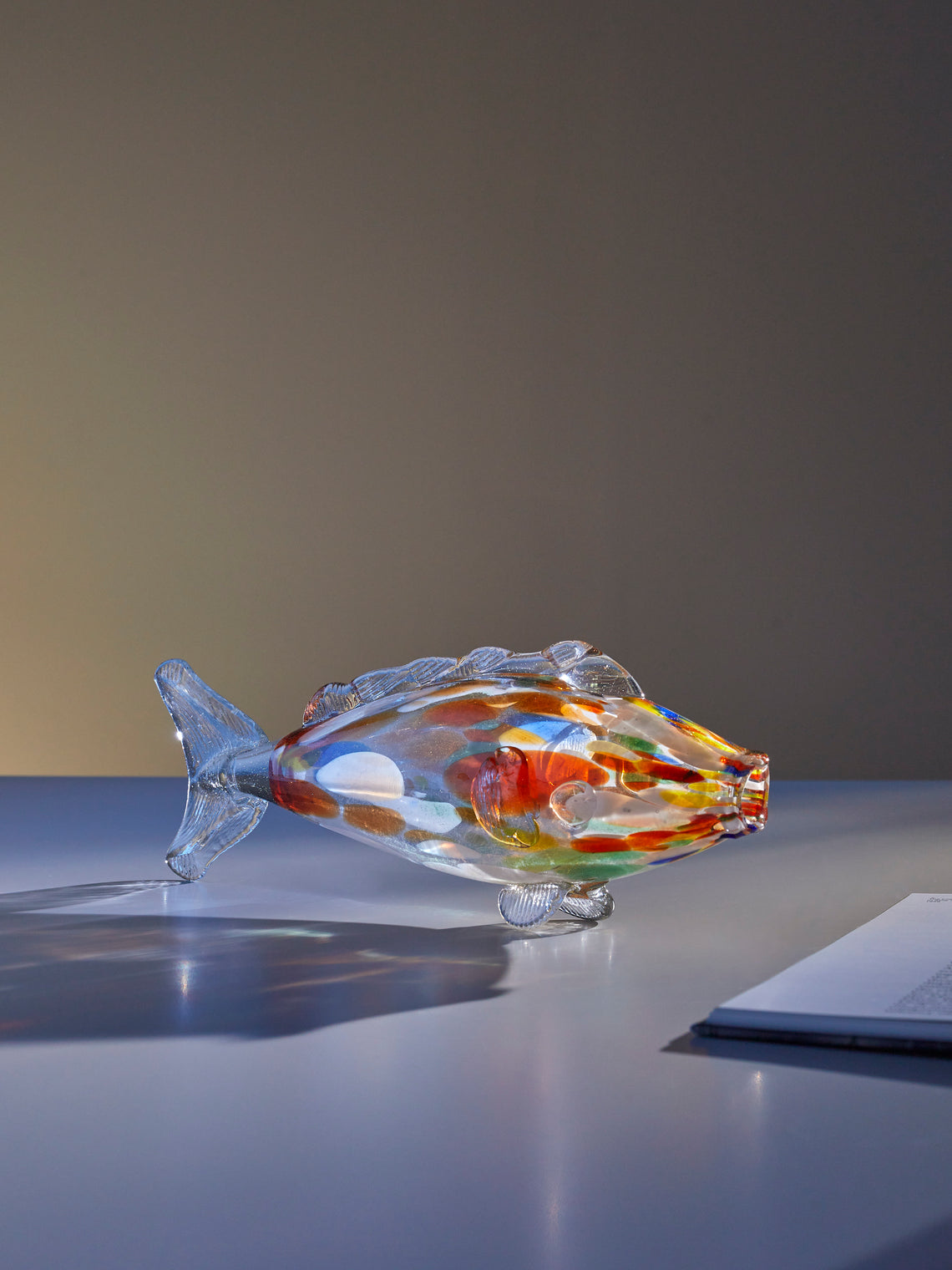 Antique and Vintage - Mid-Century Glass Fish Sculpture - Multiple - ABASK