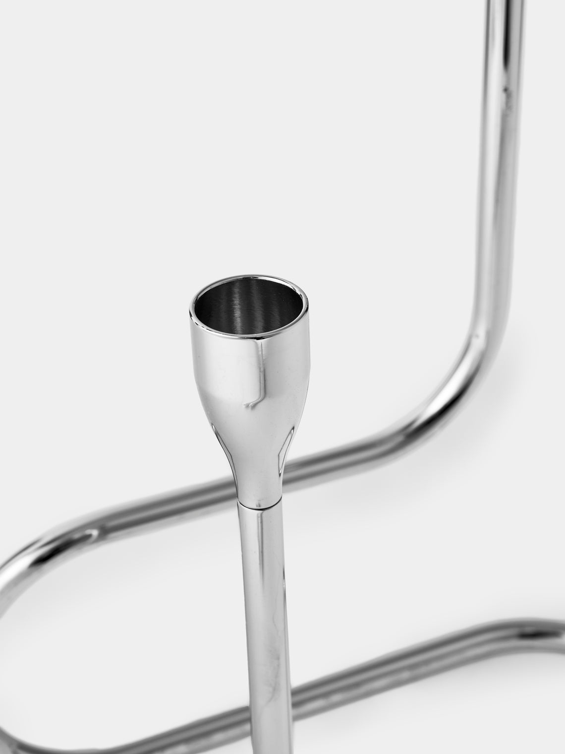 Greggio - Grand Gourmet Silver-Plated Double Candlestick - Silver - ABASK