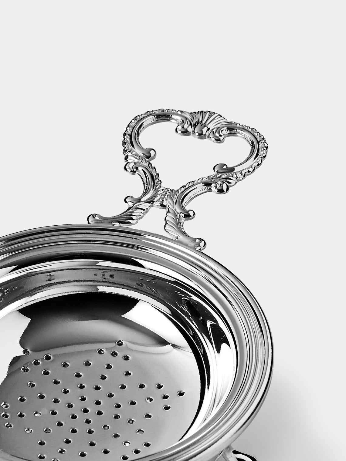 Greggio - Silver-Plated Tea Strainer - Silver - ABASK
