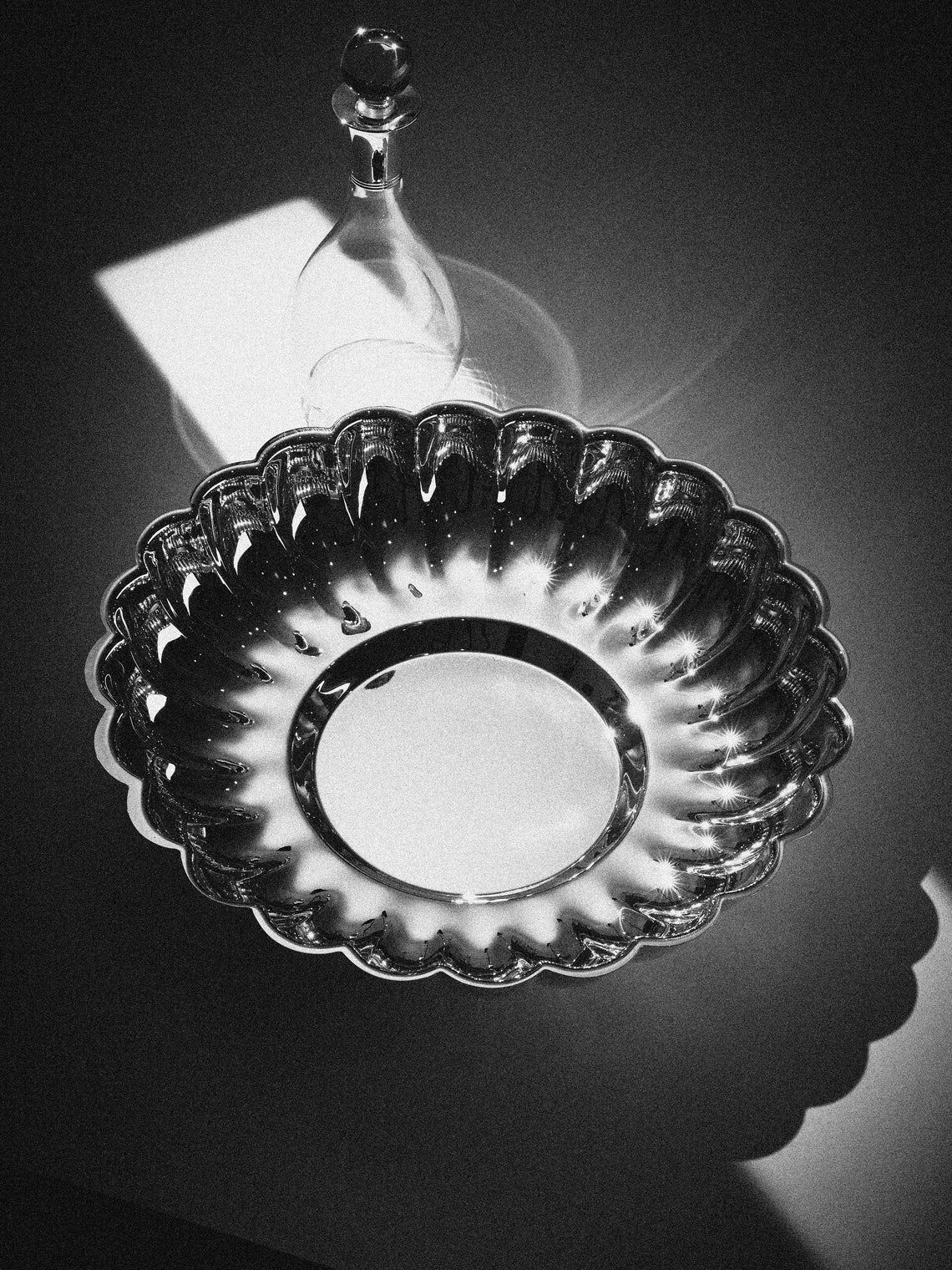 Greggio - Silver-Plated Round Centerpiece - Silver - ABASK