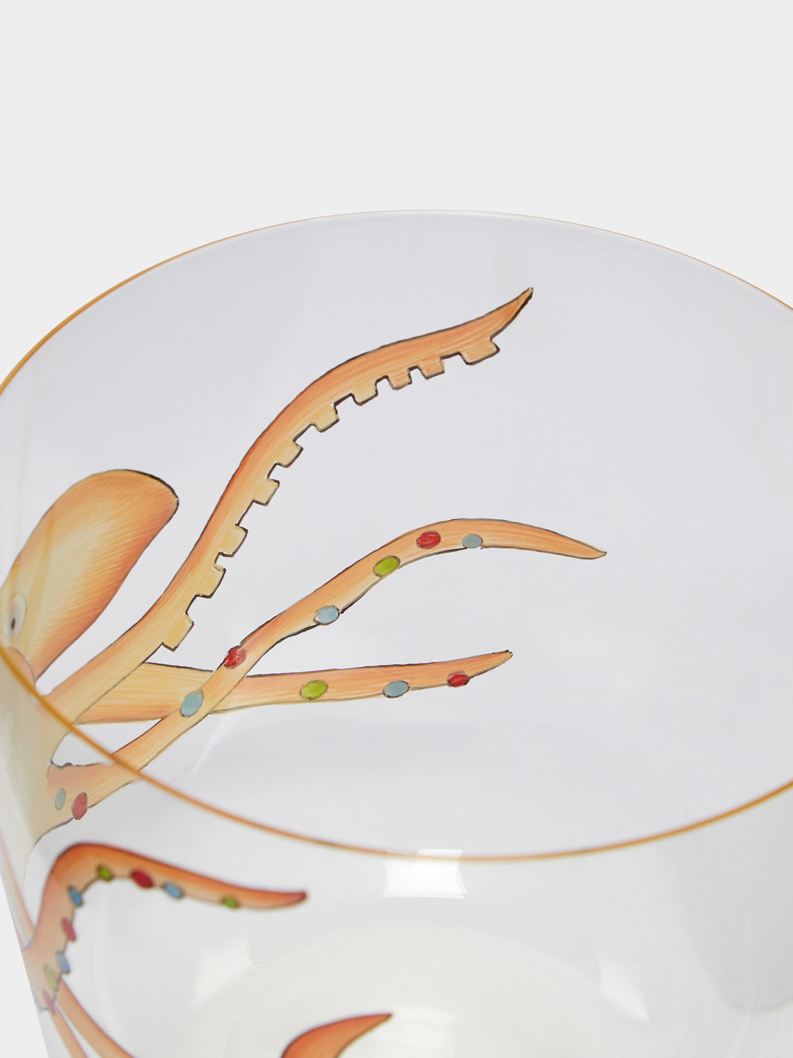 Lobmeyr - High Seas Hand-Painted Crystal Tumbler -  - ABASK