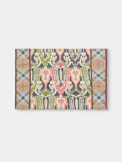 D'Ascoli - | Set of 4 | Tula Printed Linen Placemats - Multiple - ABASK - 
