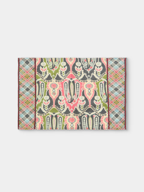 D'Ascoli - | Set of 4 | Tula Printed Linen Placemats - Multiple - ABASK - 