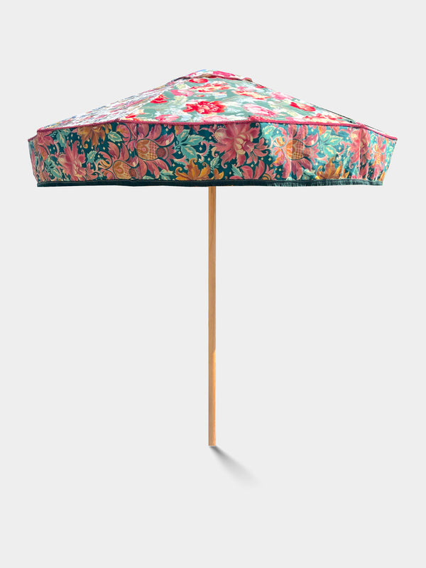 Sunbeam Jackie - Amaryllis Vintage-Cotton Parasol - Green - ABASK - 