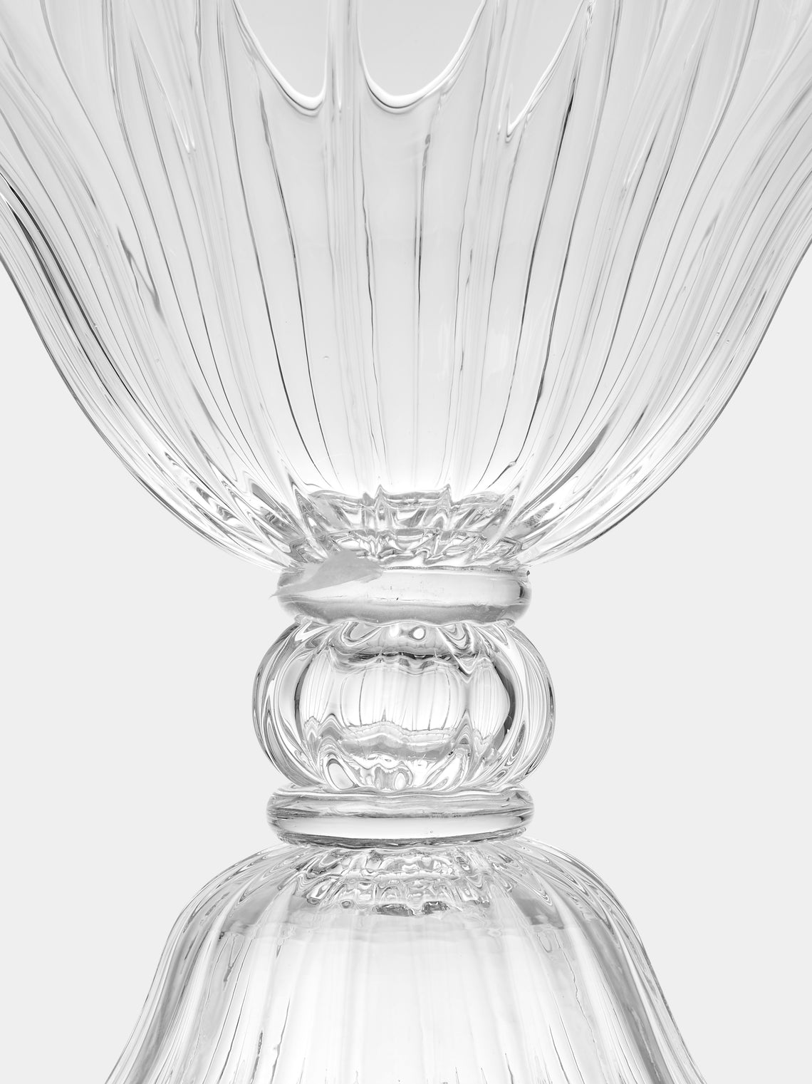 Akua Objects - Blixen Hand-Blown Crystal Vase (10.5in/27cm) - Clear - ABASK