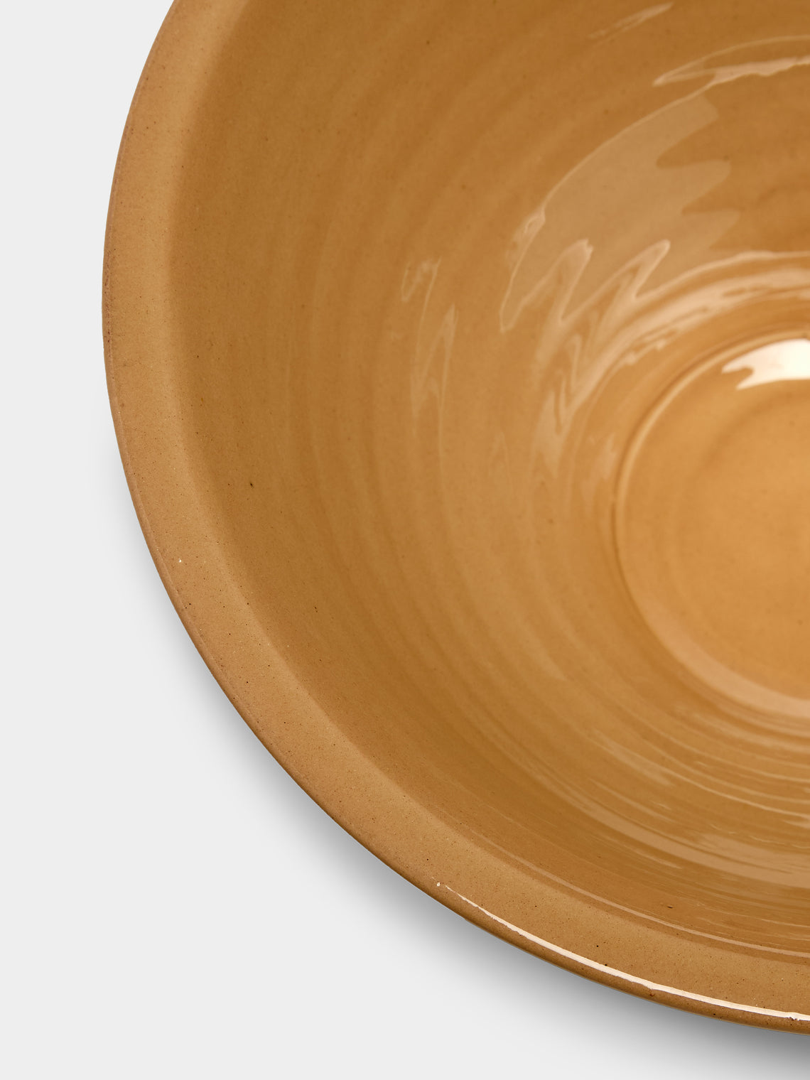 Poterie d’Évires - Flowers Hand-Painted Ceramic Petite Salad Bowl - Cream - ABASK