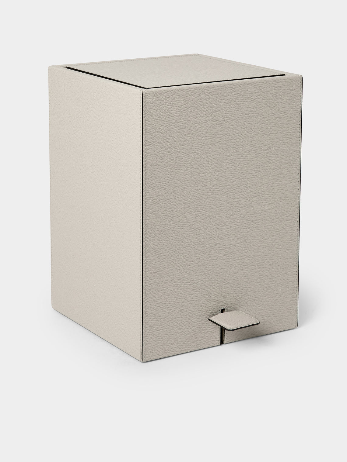 Giobagnara - Groove Leather Pedal Bin - Light Gray - ABASK