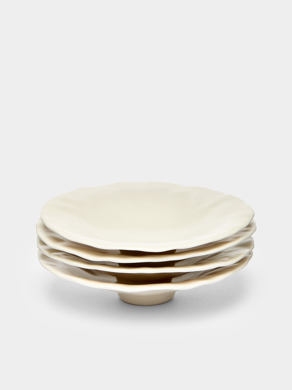 Park Nahye - Bloom Hand-Glazed Porcelain Plates (Set of 4) -  - ABASK