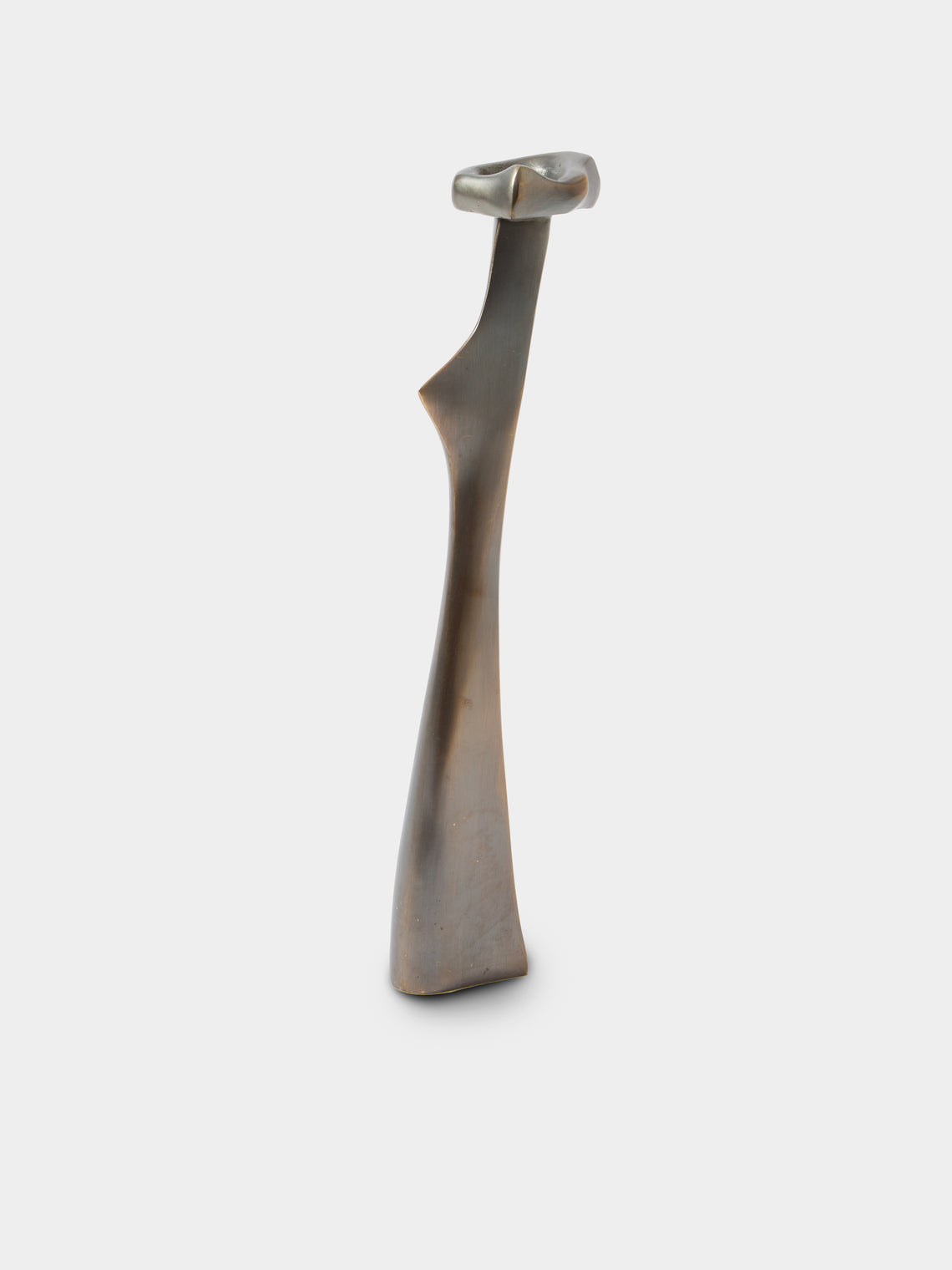 Shaha Raphael - Coven 02 Hand-Cast Brass Candle Holder - Brown - ABASK