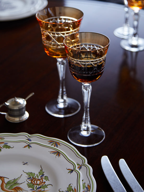 Cristallerie De Montbronn - Jacquard Hand-Blown Crystal Red Wine Glass -  - ABASK