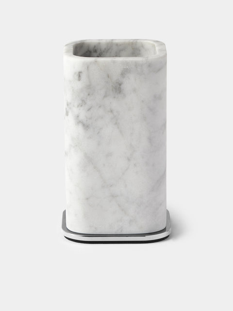 Giobagnara - Polo Marble Toothbrush Holder - White - ABASK - 