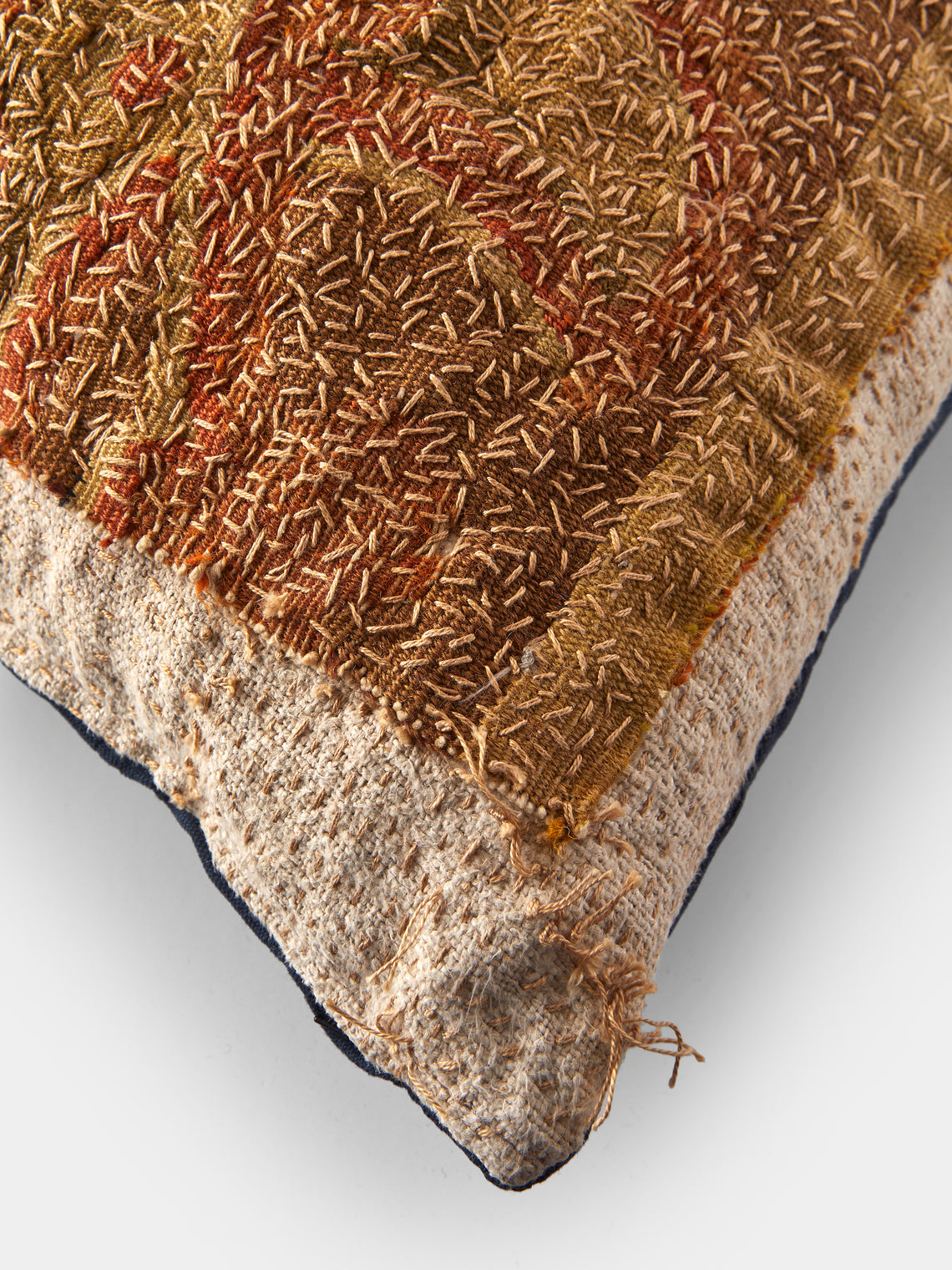 By Walid - 18th-Century French Aubosson Tapestry Wool and Linen Cushion (27.5in/70cm) - Multiple - ABASK