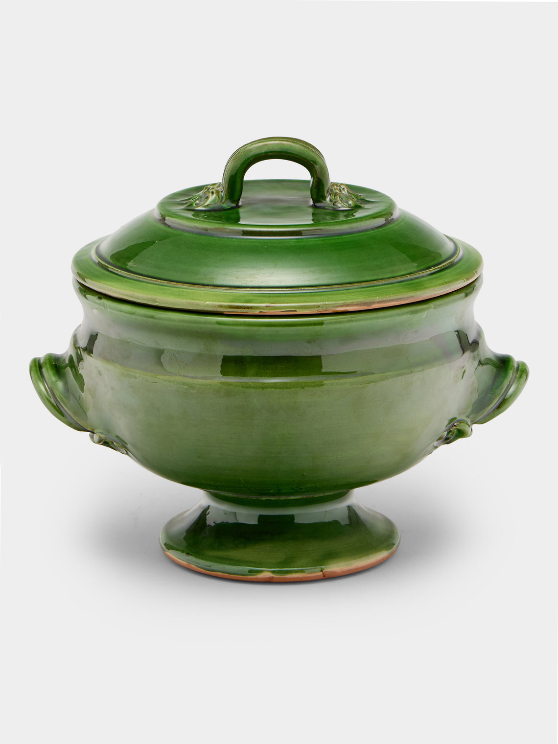Poterie de Cliousclat - Slipware Soup Tureen - Green - ABASK - 