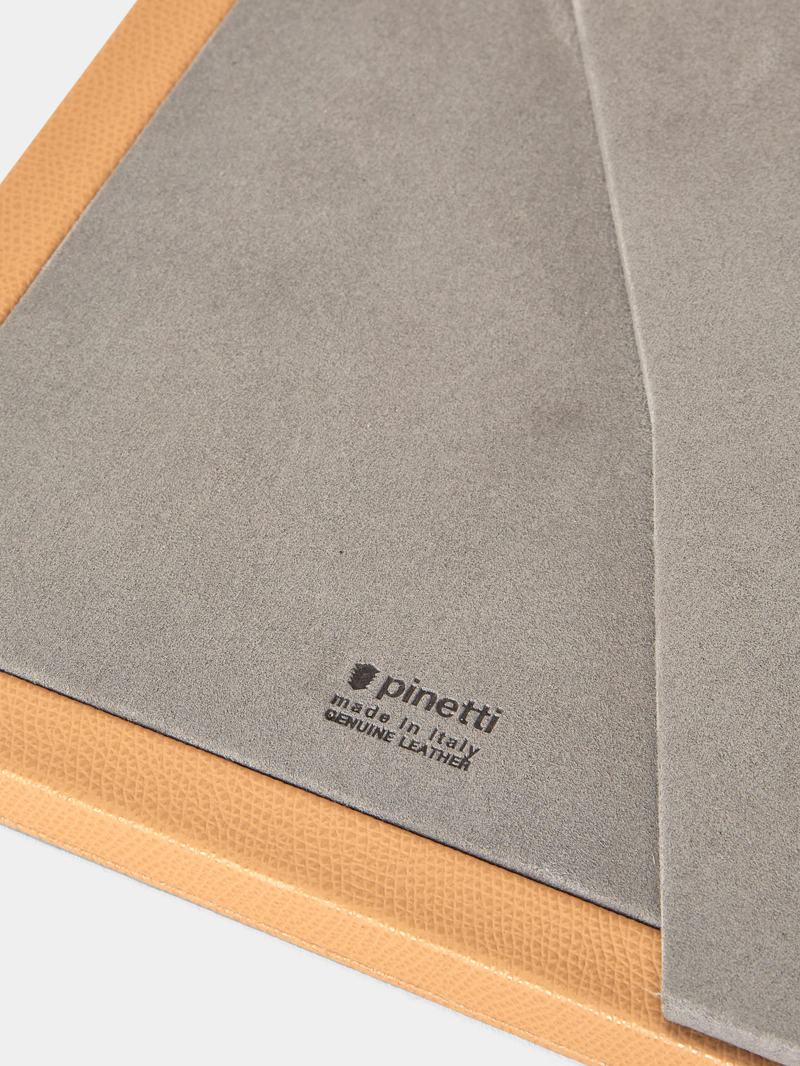 Pinetti - Leather Photo Frame (5x7”) - Beige - ABASK