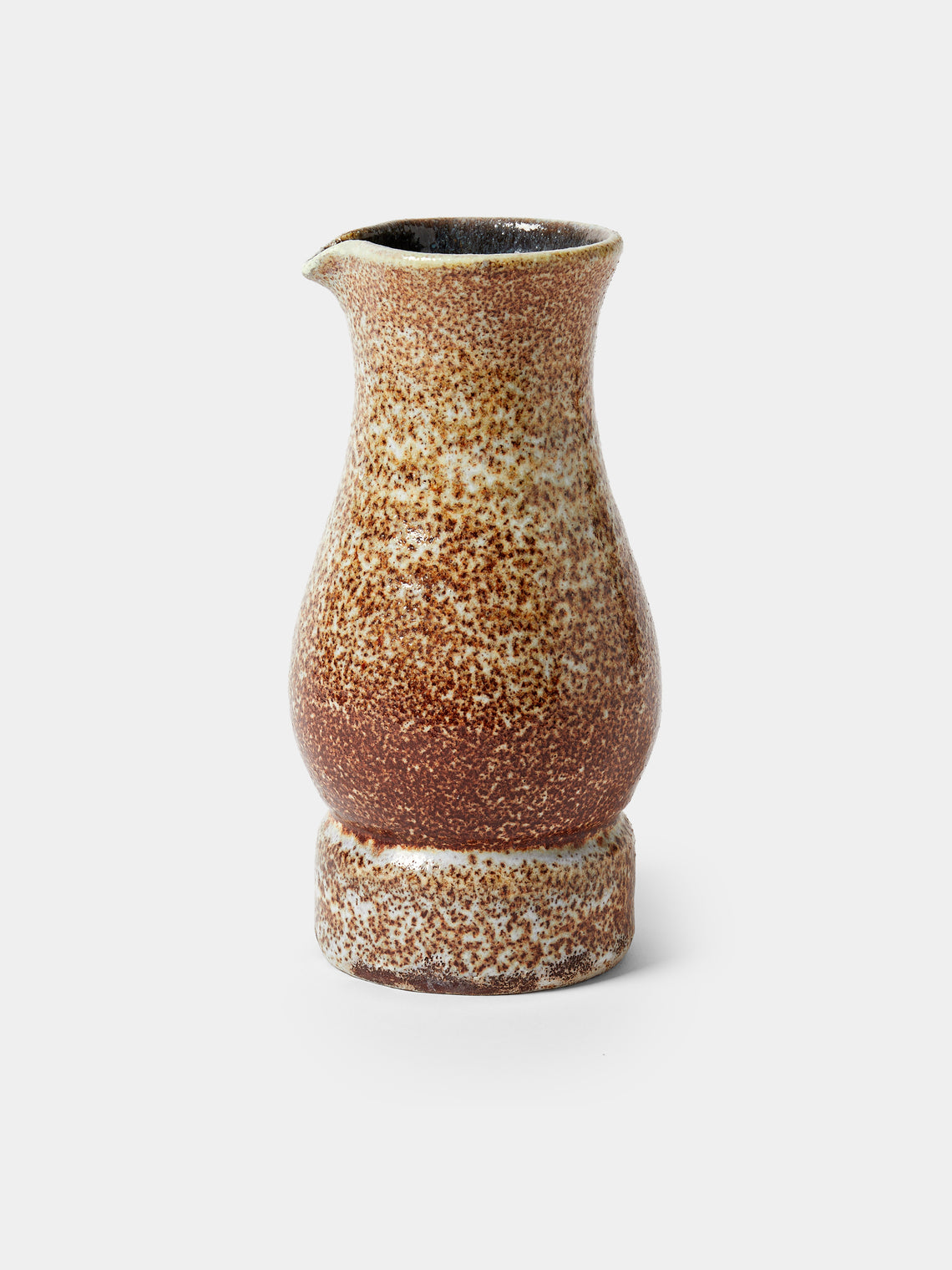 Antique and Vintage - Mid-Century Accolay Ceramic Jug - Brown - ABASK - 