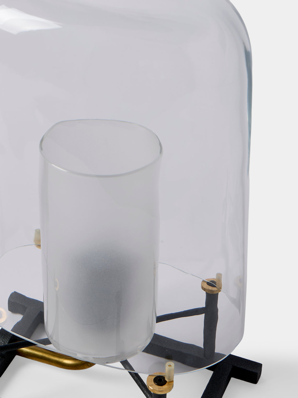 Carlo Moretti - Mito Efra Hand-Blown Murano Glass Table Lamp - Clear - ABASK