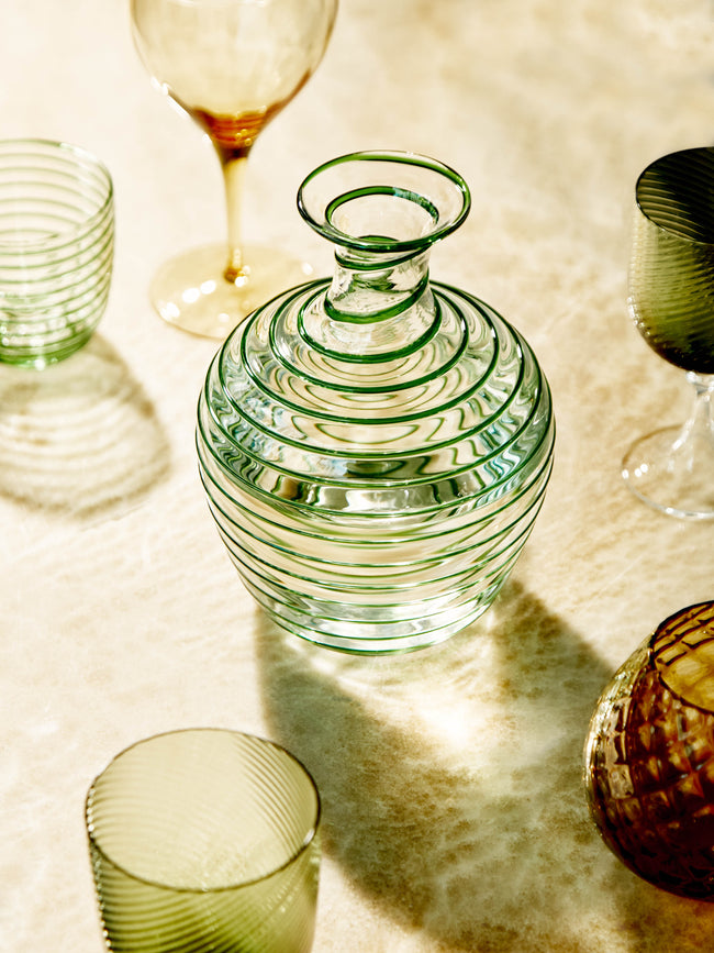 Yali Glass - A Filo Hand-Blown Murano Glass Carafe -  - ABASK