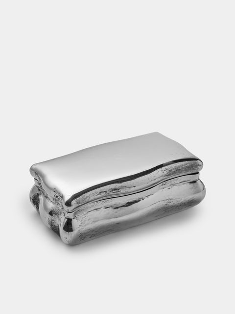 Antique and Vintage - 1930s Mario Buccellati Solid Box - Silver - ABASK - 