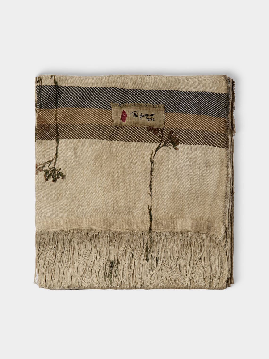 The House of Lyria - Linen Rectangular Tablecloth (136in/3.45m) - Cream - ABASK
