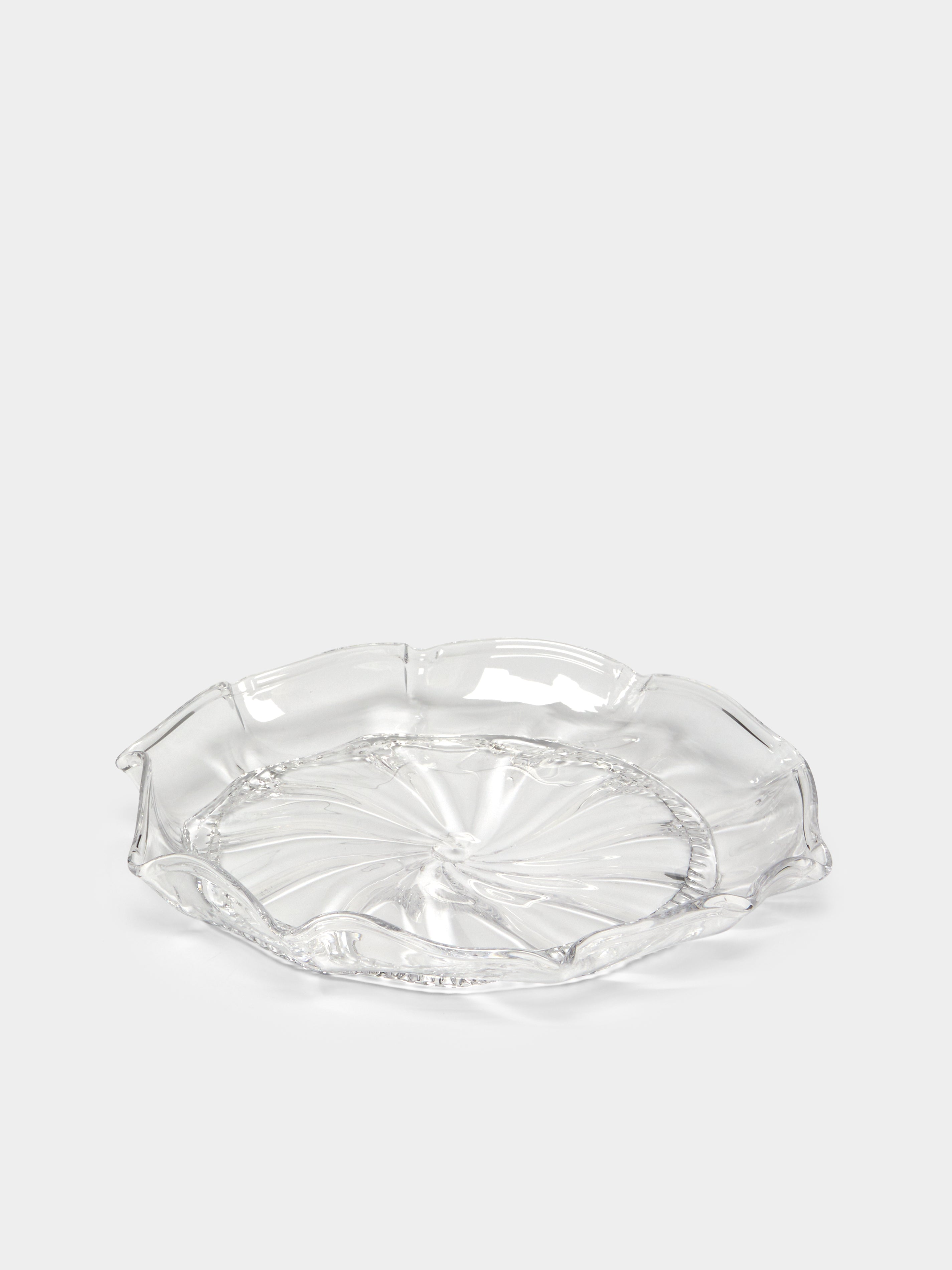 Hand-Blown Crystal Large Bowl
