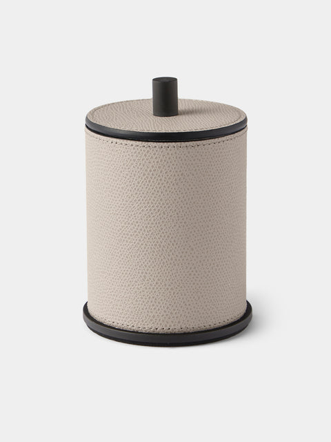 Giobagnara - Positano Leather Small Box - Light Gray - ABASK - 