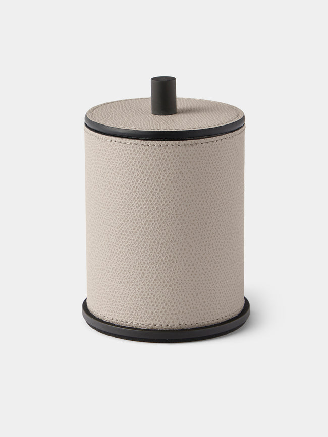 Giobagnara - Positano Leather Small Box - Light Gray - ABASK - 