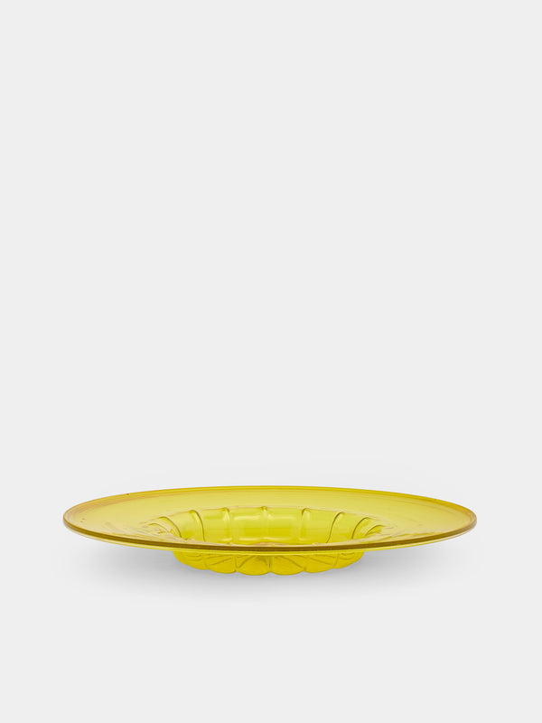 Antique and Vintage - 1930s Venini Murano Glass Bowl - Yellow - ABASK - 
