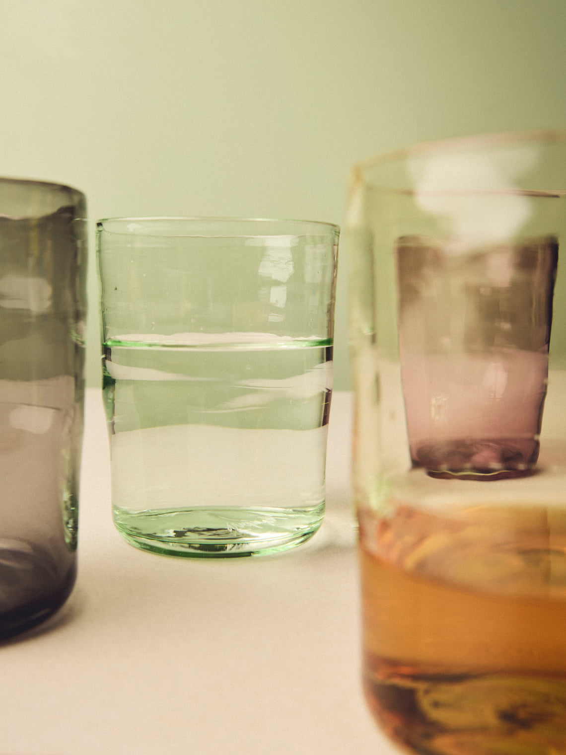 Michael Ruh Studio - Urban Hand-Blown Glass Highballs (Set of 4) - Multiple - ABASK