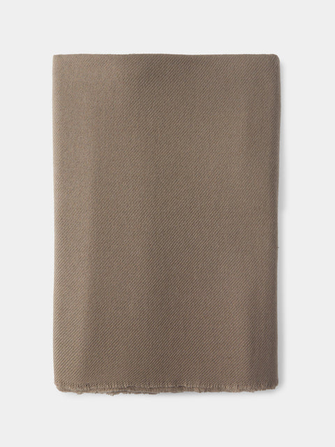 Denis Colomb - Cashmere Travel Blanket (78.5in/2m) - Brown - ABASK - 
