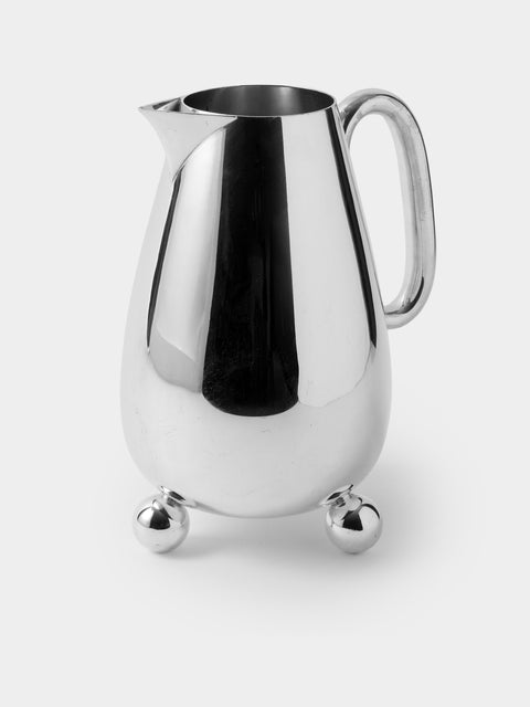 Antique and Vintage - 1880s Martin Hall & Co Silver-Plated Jug - Silver - ABASK - 