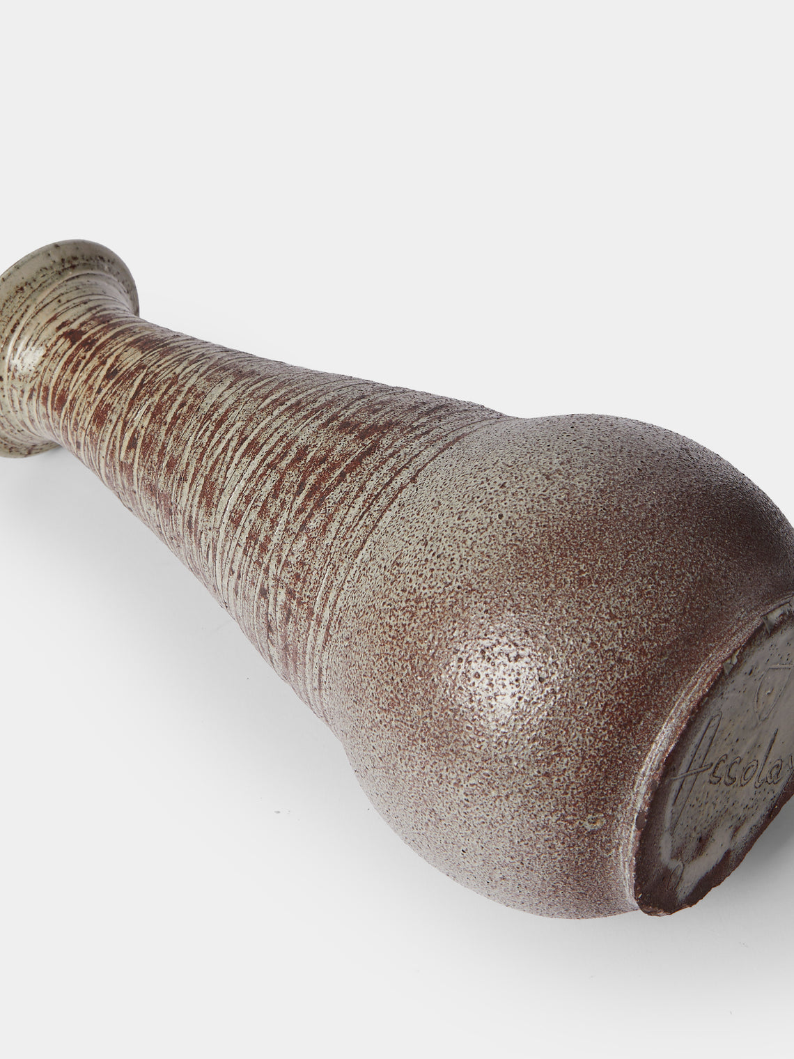 Antique and Vintage - 1950s Accolay Vase - Brown - ABASK