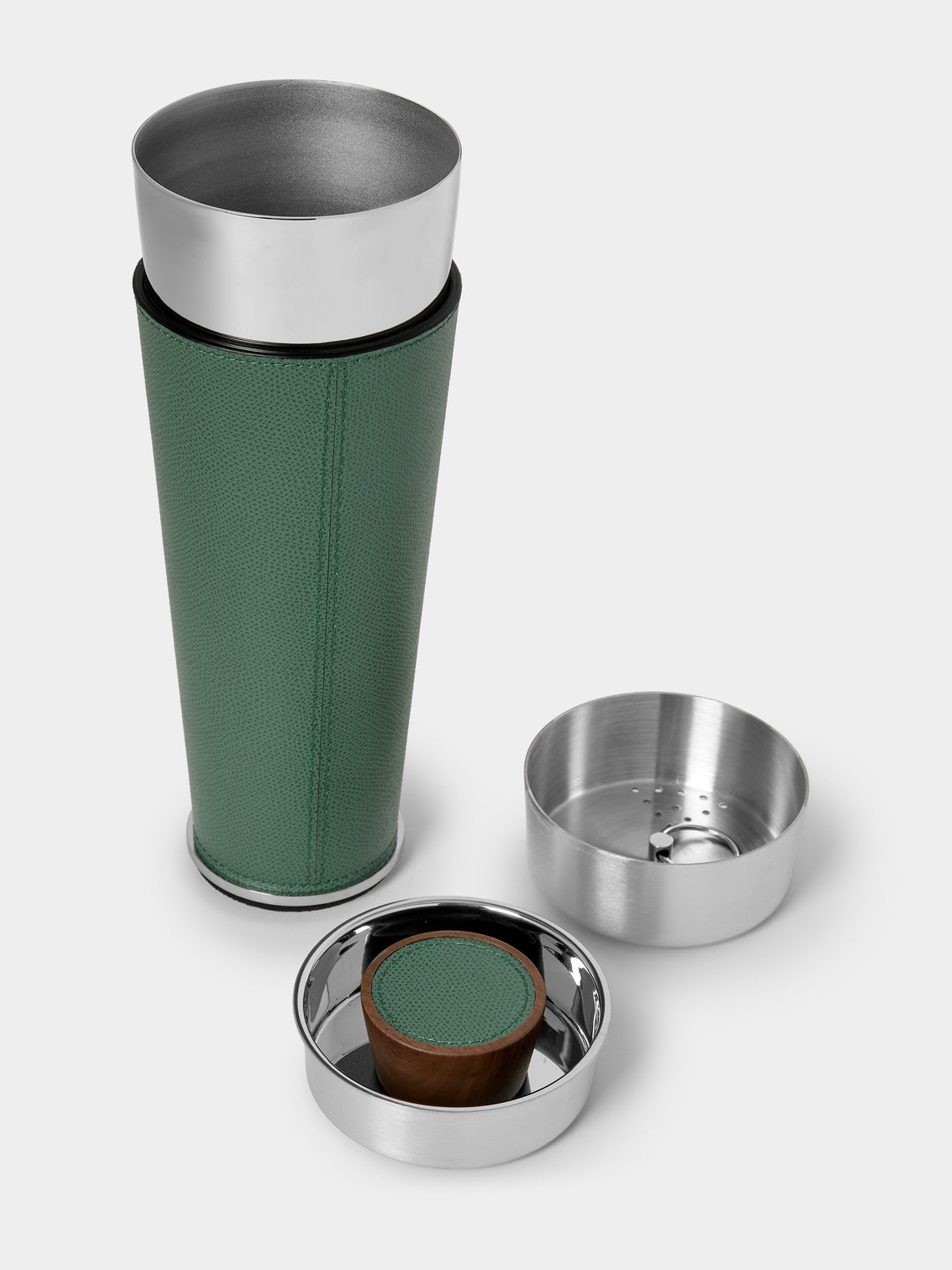 Giobagnara - Ocean Leather Cocktail Shaker - Green - ABASK