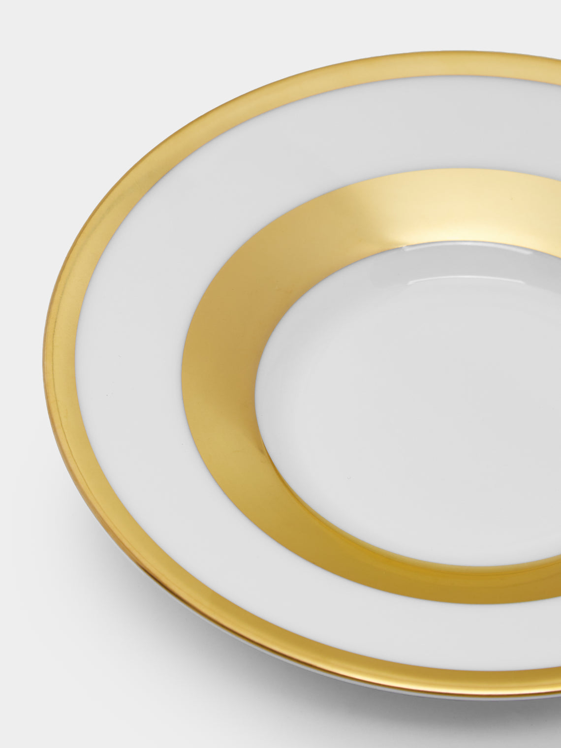 Robert Haviland & C. Parlon - William Porcelain Coffee Cup and Saucer (Set of 2) - Gold - ABASK