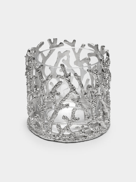 Objet Luxe - Silver-Plated Tealight Holder -  - ABASK - 