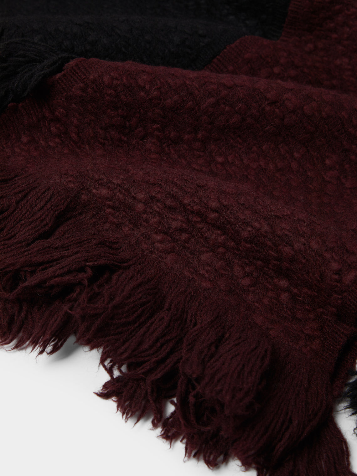 Norlha - Saddle Hand-Spun Yak Blanket (86.5in/2.2m) - Black - ABASK
