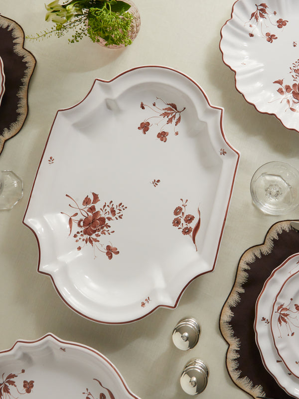 Z.d.G - Camaïeu Hand-Painted Ceramic Large Serving Dish -  - ABASK