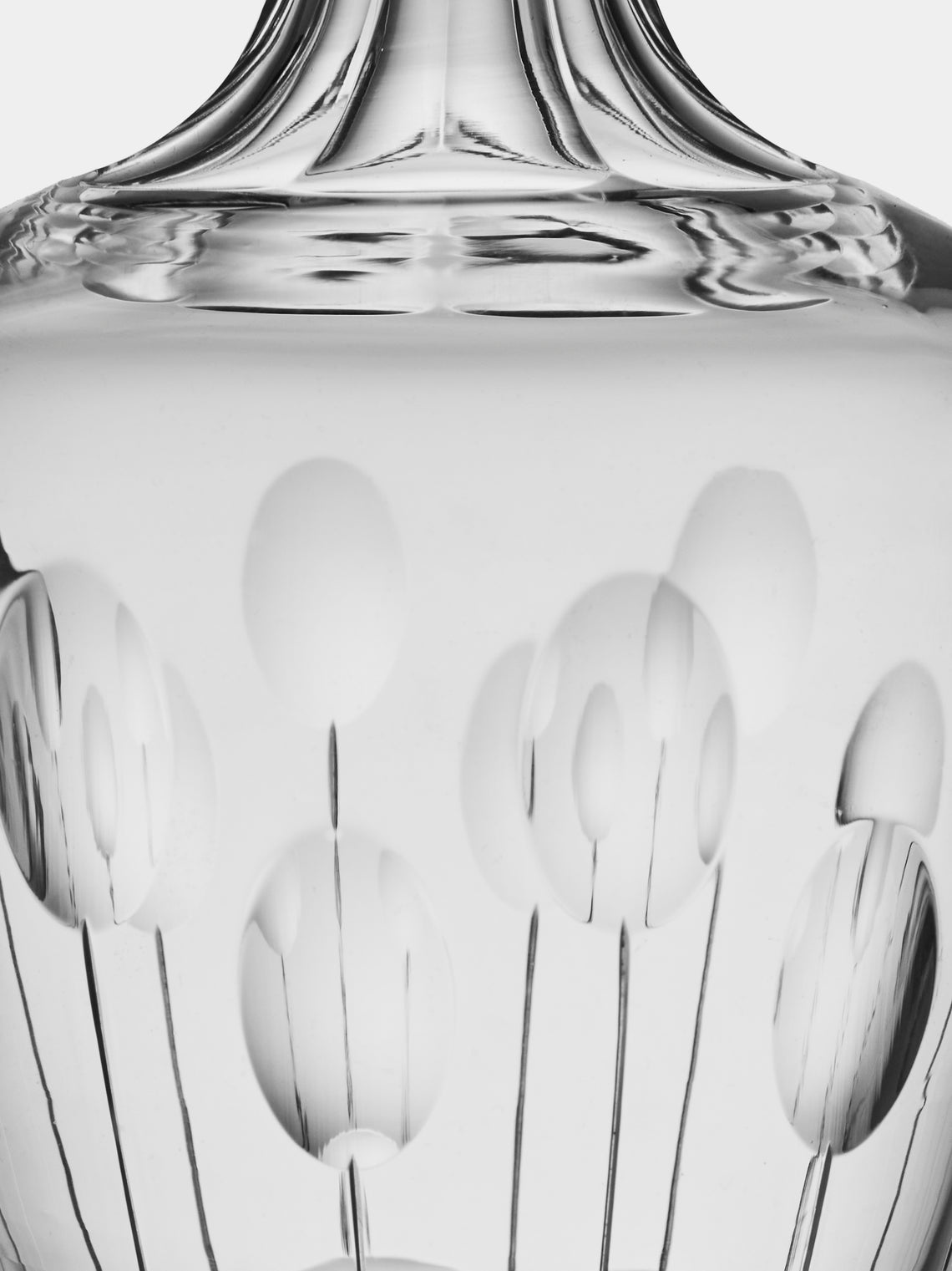 Antique and Vintage - Early-20th-Century Val Saint Lambert Crystal Carafe - Clear - ABASK